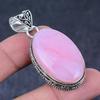 Natural Pink Opal Gemstone Handmade 925 Sterling Silver Pendant 2.05" B9m23