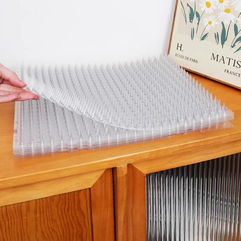 Plastic Cat Scat Mat Thicken Training Pads New Anti-Cat Thorn Mat  for Plants Furniture Indoor