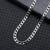 5/7/9/MM Men Punk Gothic Choker Cuban Chain Metal Collar Heavy Link Stainless Steel Necklace