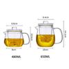 480/650 мл термостойкий чайник со стеклянным ситечком для заваривания чая, заварочный чайник в форме цветка, набор для чая кунг-фу, чайник для чая пуэр улун, чайная утварь