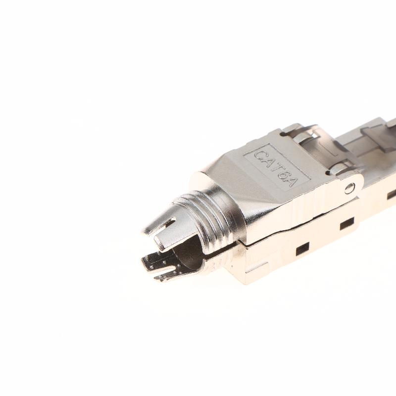 1 шт. Разъем Rj45 Cat8 Cat7 Cat6A Экранированный Без Инструмента Модульный Завершающий Штекер 2000 МГц 40G Lan Кабель Для 22Awg-24Awg