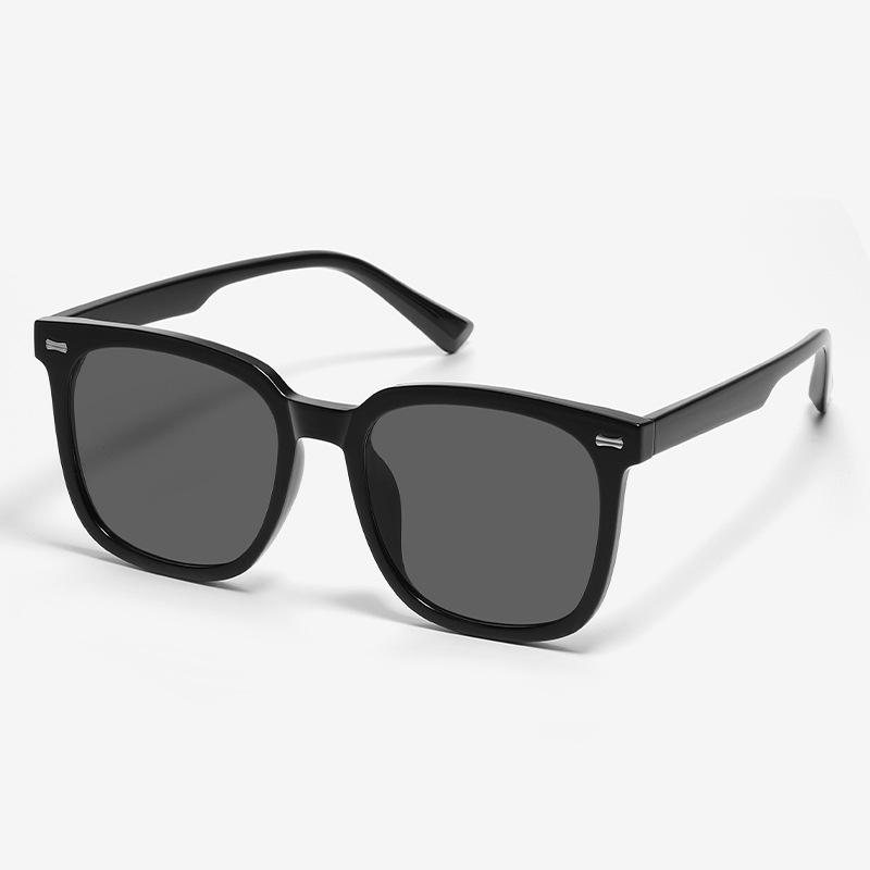 Retro Square Frame Sunglasses, High-End Nylon Polarized Sunglasses, UV Protection, Driving Glasses, Unisex