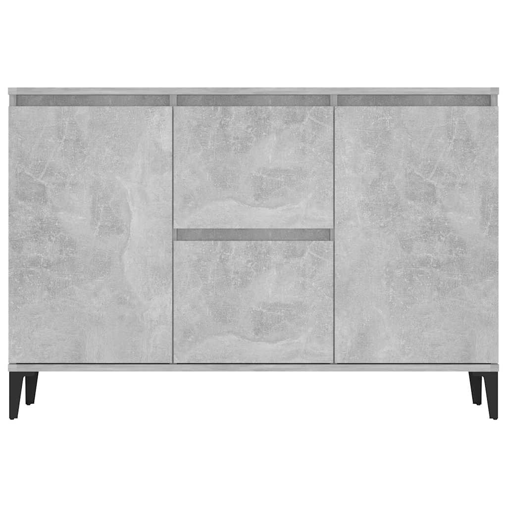 Vidaxl Szafka, Szarość Betonu, 104X35X70 Cm, Materiał Drewnopochodny