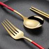 Набор столовых приборов в корейском стиле, пыленепроницаемые палочки для еды из нержавеющей стали, вилка, ложка, обеденный набор для ежедневного использования