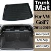 Коврики в багажник для VW Volkswagen Golf 7 2014 2015 2016- Водонепроницаемый коврик в задний багажник Автомобильные коврики для багажника Противоскользящий грязезащитный