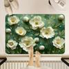 Bathroom Absorbent Mat Non-slip Quick Drying Diatom Mud Toilet Foot Mat Flower 3D Visual Bathroom Toilet Mat