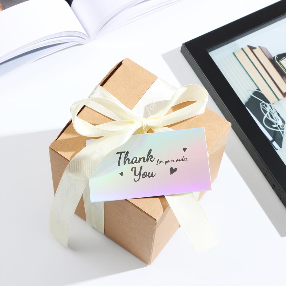 For E-commerce Thanks Notes "Thank You For Your Order" Appreciate Customer Business Greeting Cards