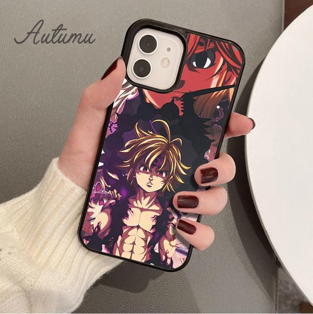 Чехол Nanatsu No Taizai Seven Sins для телефона iPhone 11 12 13 14 Pro Max mini X XR XS SE 2020 6S 7 8 Plus Galaxy S21 S22