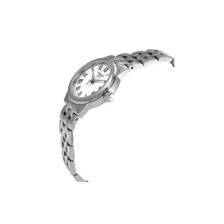 Tissot Коллекция Fantasy Кварцевый механизм Водонепроницаемость 50 метров Женские часы 28 мм Белый циферблат T129.210.11.013.00