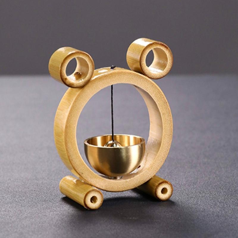 Магнитное крепление Бамбуковые колокольчики Снижающие стресс Подвесные колокольчики Множественное размещение на металлической двери, поверхности холодильника Декор