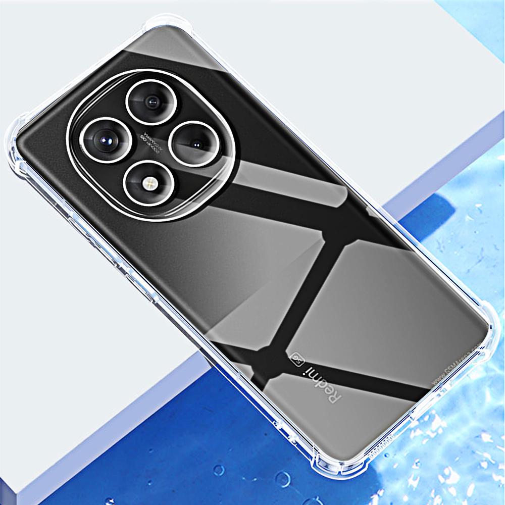 Прозрачный чехол для телефона Redmi Note 14 Pro Plus 5G 14 4G 14Pro 14Promax 14Pro+ Защитные чехлы для задней панели камеры