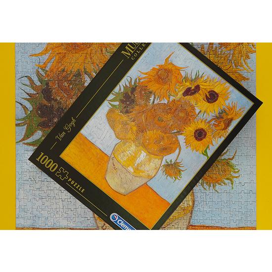 Пазл «Подсолнухи» из коллекции известных картин Клементони C31438, популярные корейские пазлы