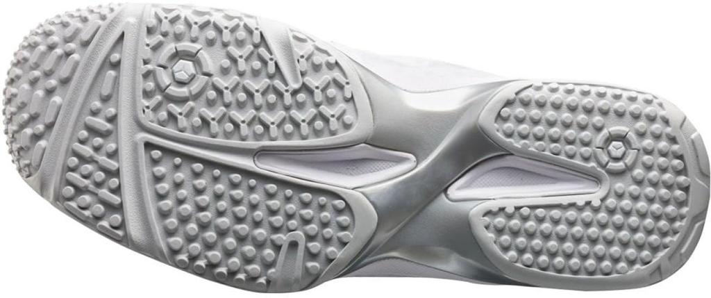 [Prince] Tennis Shoes Wide Light Advanced CG White X Silver (206) 28.5 Cm