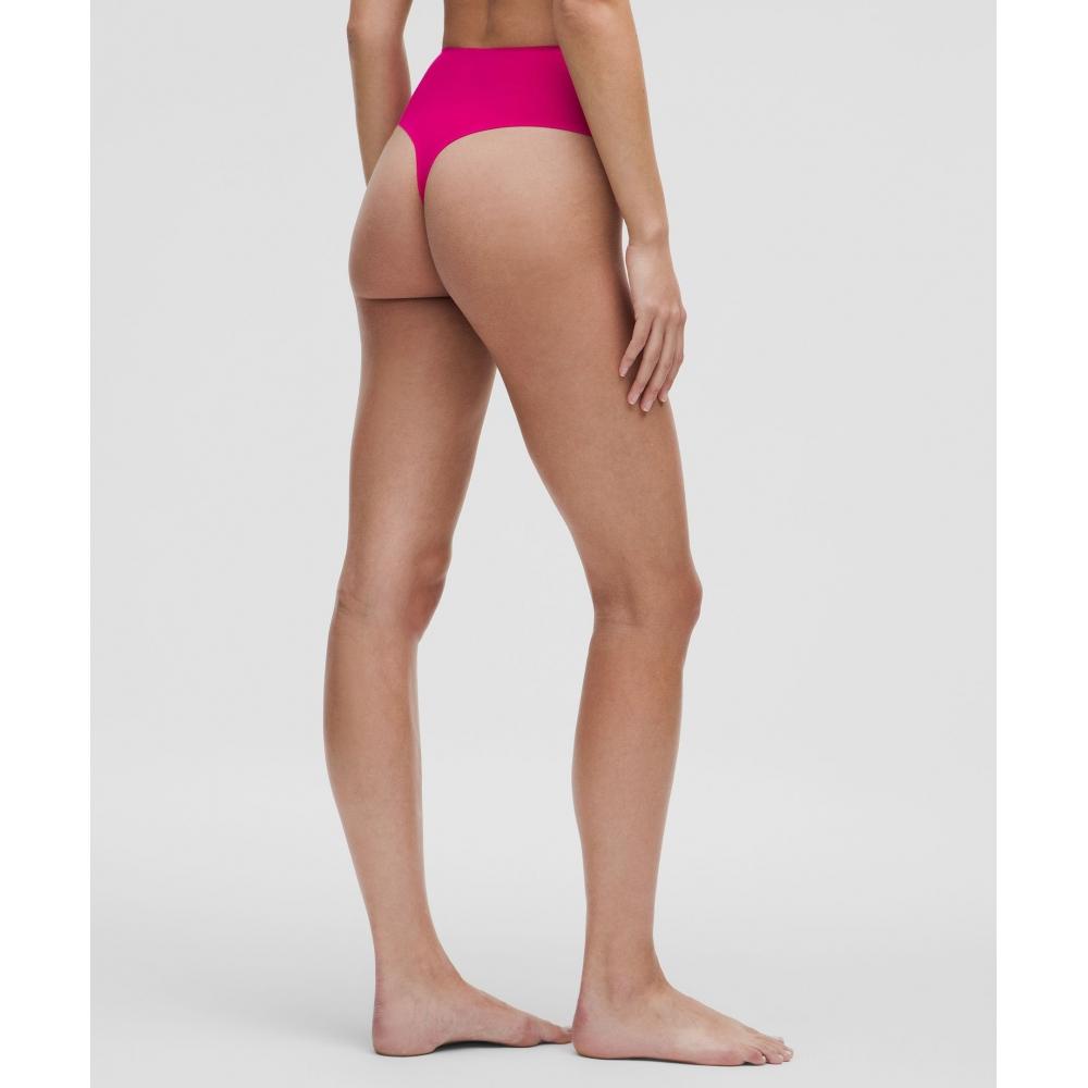 Lululemon Wundermost Ультрамягкие стринги Nulu с высокой талией Страстные