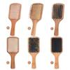 Деревянная бамбуковая щетка премиум-класса для улучшения роста волос, деревянная расческа для предотвращения выпадения волос, массажная расческа для волос D30
