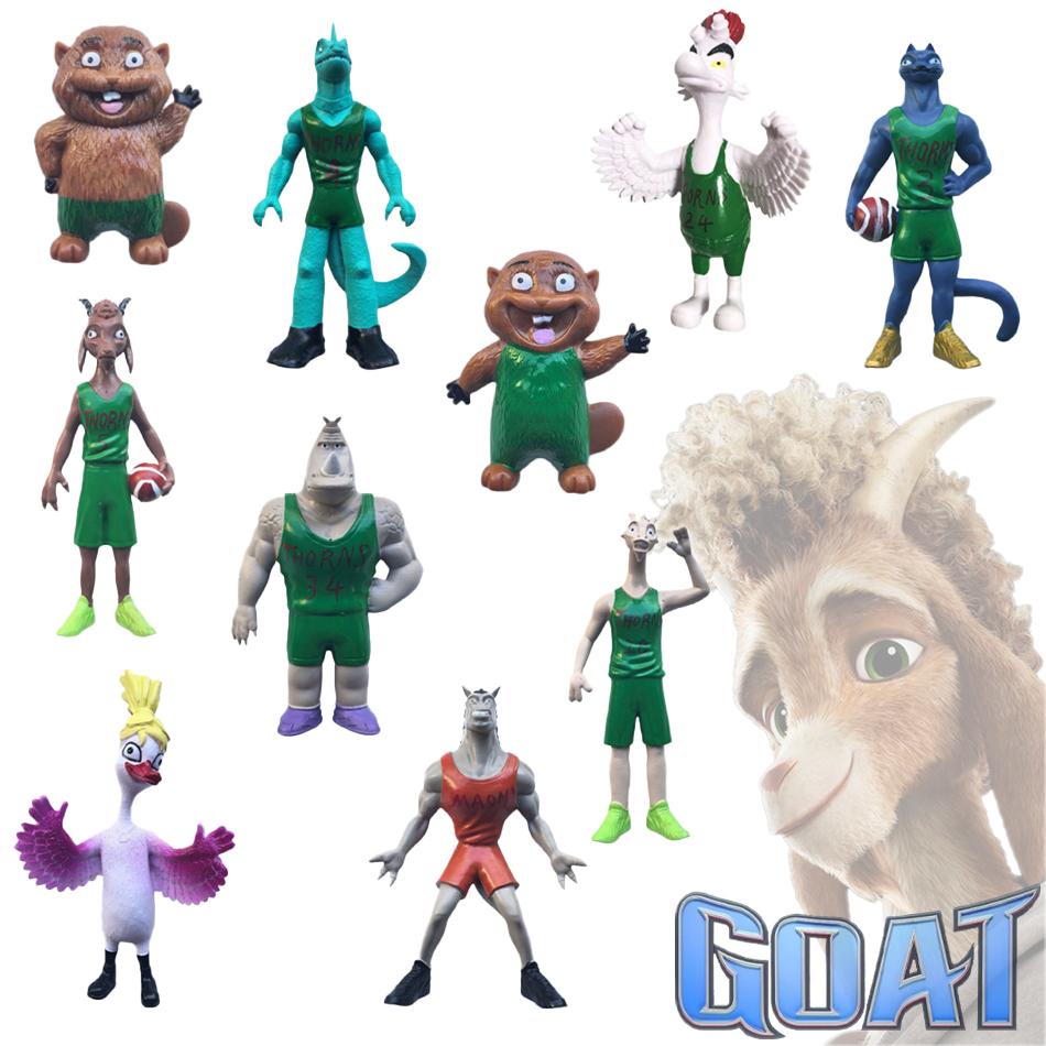 6-8 шт./комплект Мультяшные Фигурки Аниме Чудо-Команда Мечты GOAT Косплей Модель Действия ПВХ Коллекция Настольное Украшение Статуэтка Игрушка Прочный Подарок