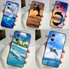 Animal Dolphin Case For OPPO Reno 8 7 6 5 4 Lite 8T 5Z 4Z 10 11F OPPO Find X5 X6 Pro X2 Neo X3 Lite Cover