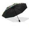1pc Butterfly Mandala Art Umbrella with Plastic Handle,Compact & Stylish,Suitable for All Seasons YS331008