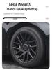 Full-Cover Hubcaps for Tesla Model 3: Stylish 18-Inch Thunder Wheel Covers