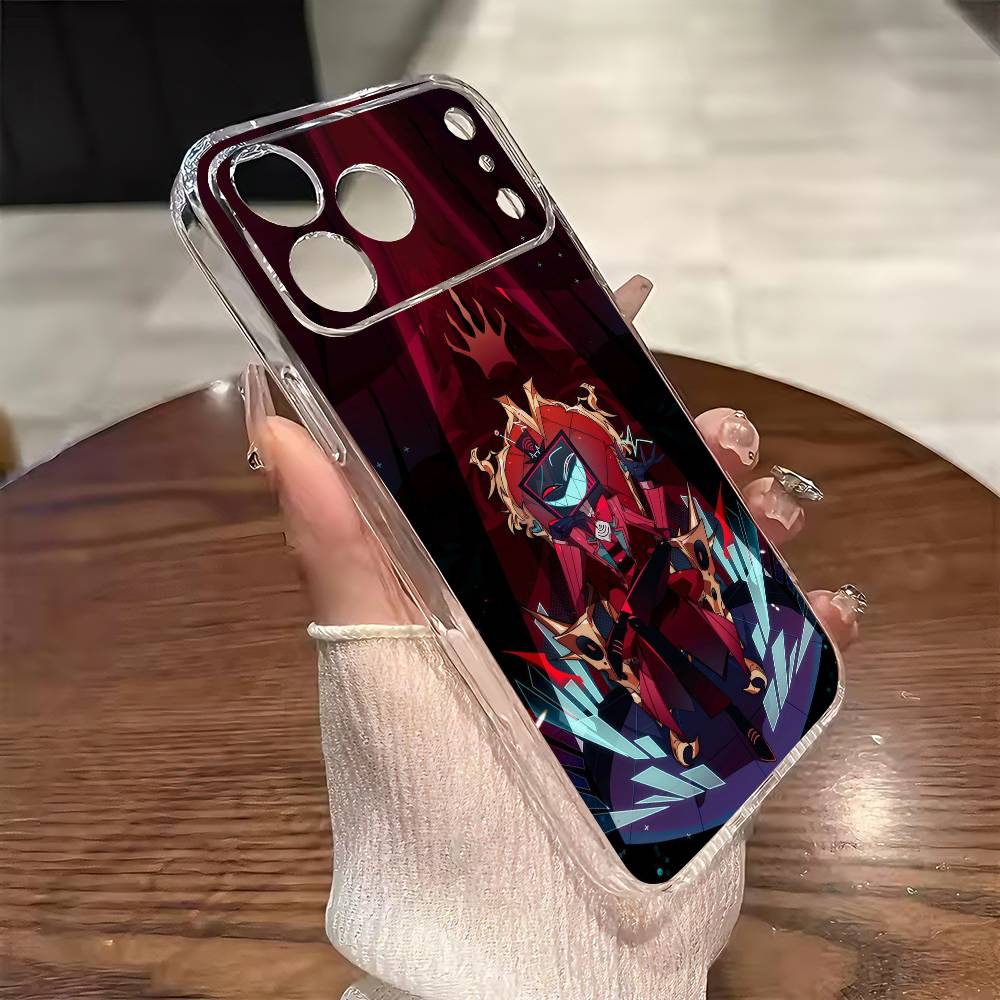 Чехол для телефона Vox H-Hazbin H-Hotel для iPhone 17 16 15 14 13 12 11 Mini Pro Max Plus Прозрачный чехол