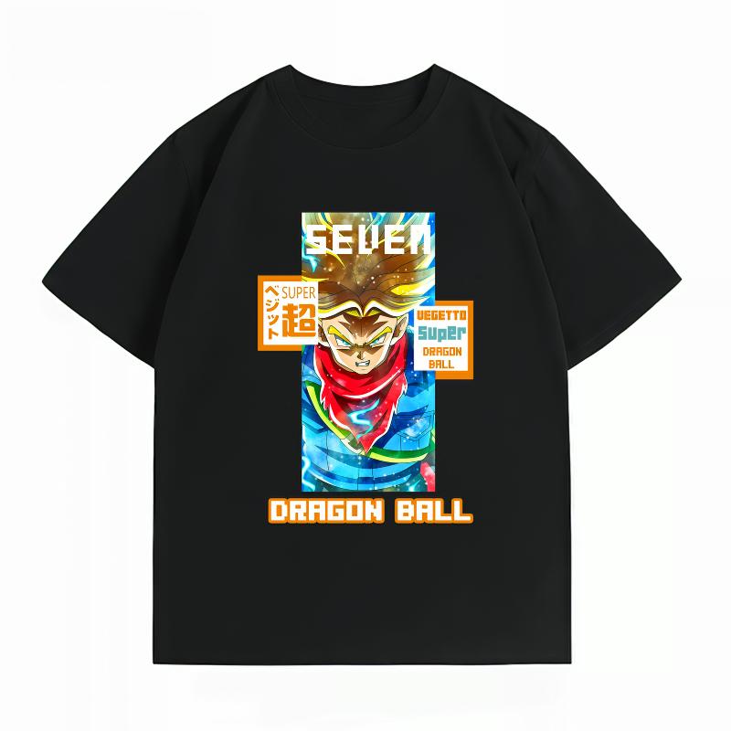 Unisexs Clothing New 100 Cotton Breathable Summer TShirt Bandai Dragon Ball Trunks Print Casual Streetwear Unisexs Tops