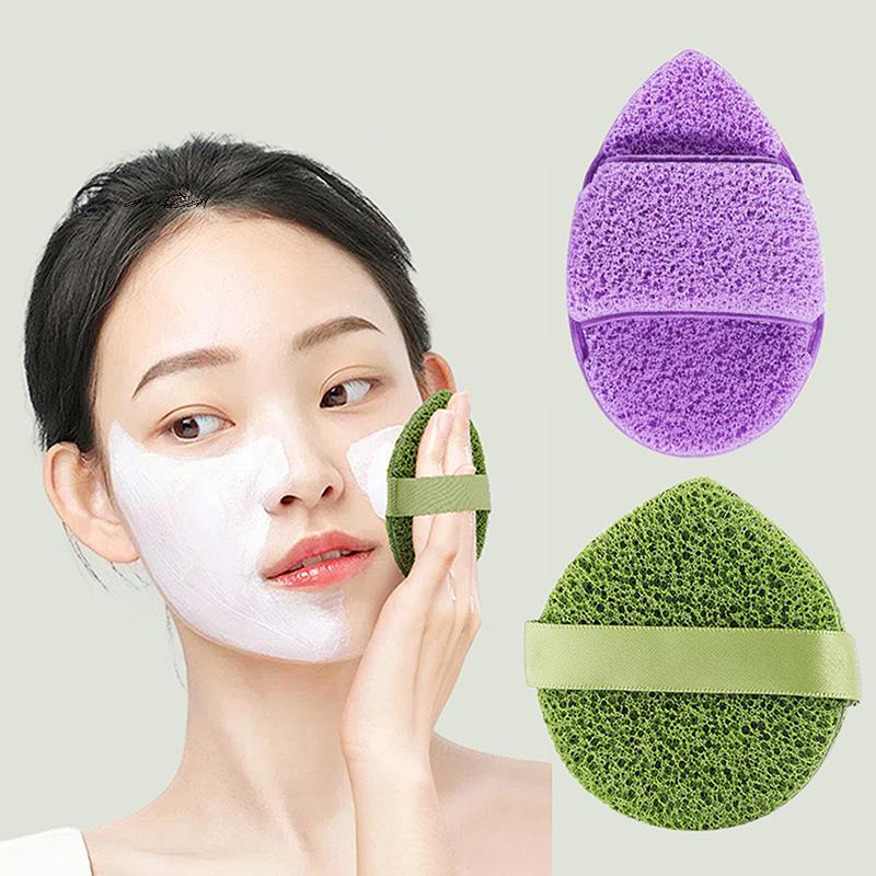 3Pcs Soft Skin-Friendly Face Cleansing Puffs Fast Foaming Deep Clean Hygienic Facial Washing Sponges Facial Skin Care Tool