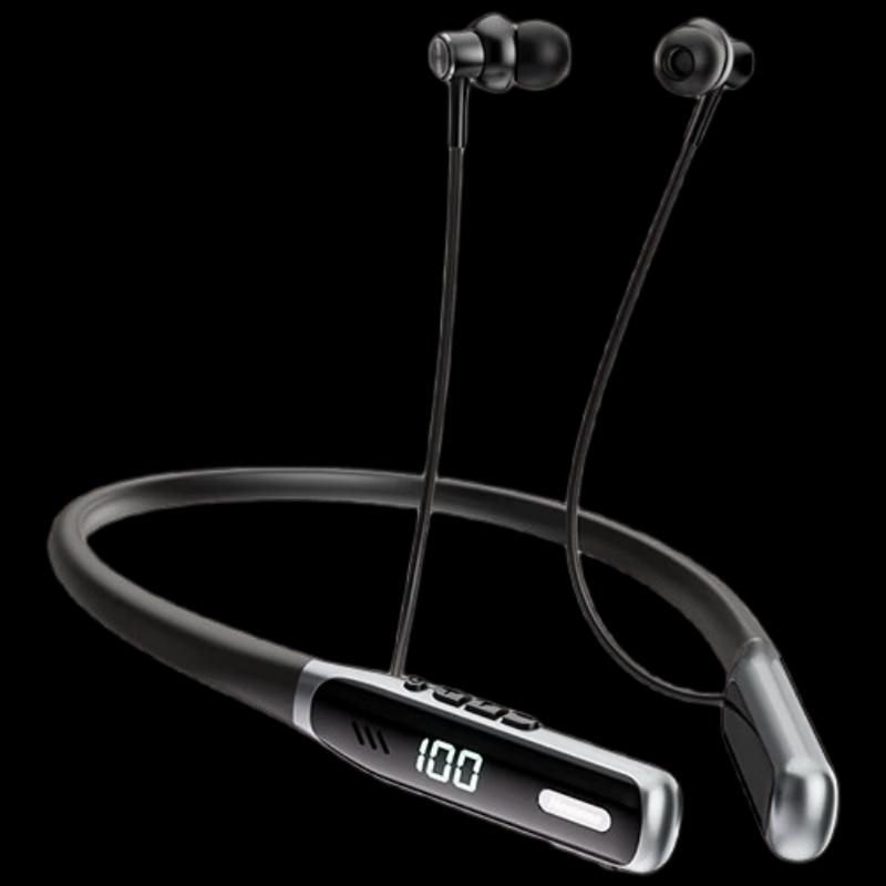 Спортивные Bluetooth-наушники-вкладыши Newmine TWS-G1 с шейным ободом