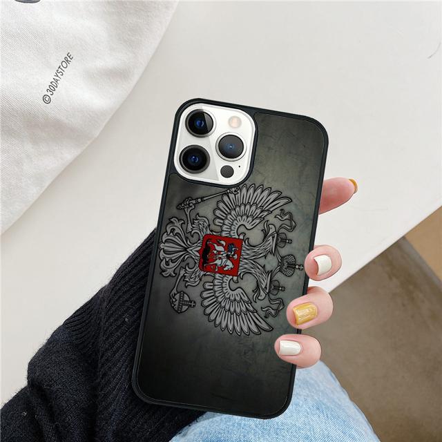 Russian Flag retro Phone Case Cover For iPhone 17 Air 15 16e 14 13 12 Pro Max 11 Pro Max Plus Coque Shell