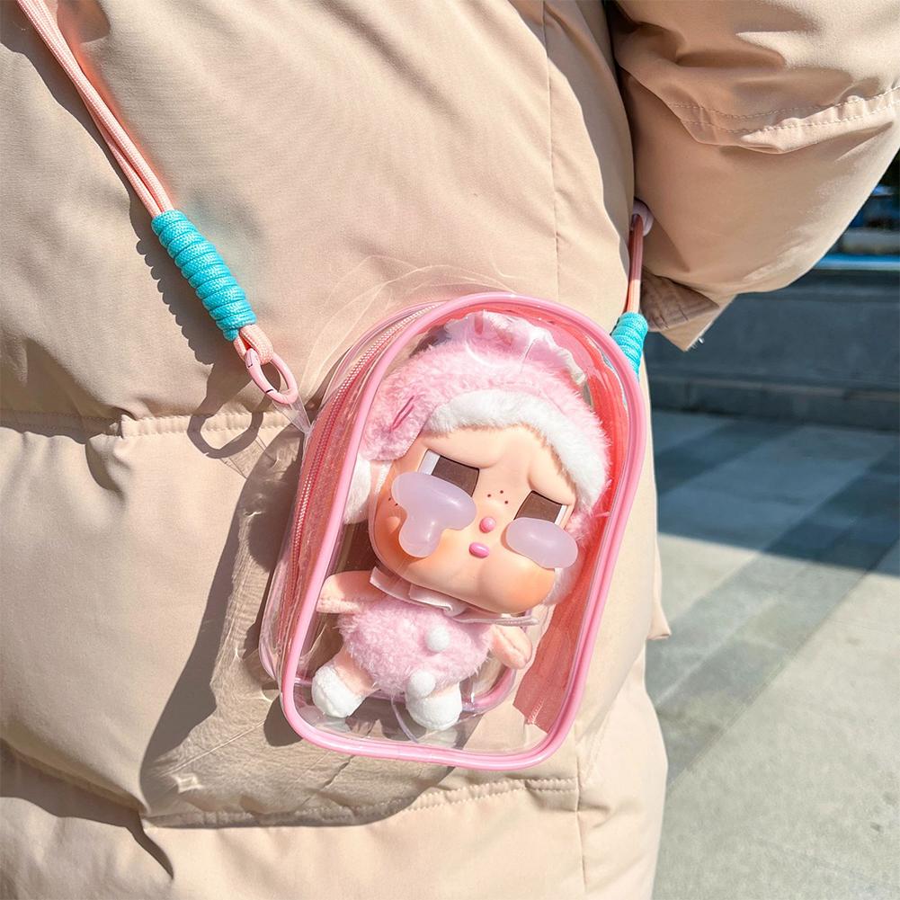 Для 15 см Crybaby Хлопок Кукла Наряд Сумка Через Плечо Боль ПВХ Сумка Для Хранения Кукол Демонстрационная Сумка