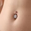 Stainless Steel Belly Button Rings Crystal Body Piercing Jewelry Navel Ring  Sexy