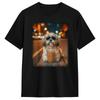 Funny Shih Tzu Drinking Iced Coffee Tshirt Summer Cotton Tshirts For Unisex Design Tshirt Short Sleeve Y2k Casual Clothing