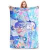 Tsukasa  Plush Blanket Project Sekai Creative Throw Blanket for Home 125100cm Bedspreads