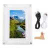 7 Inch Digital Picture Frame LED Colorful Light 4GB Memory Auto Rotate Acrylic Video Frame Digital