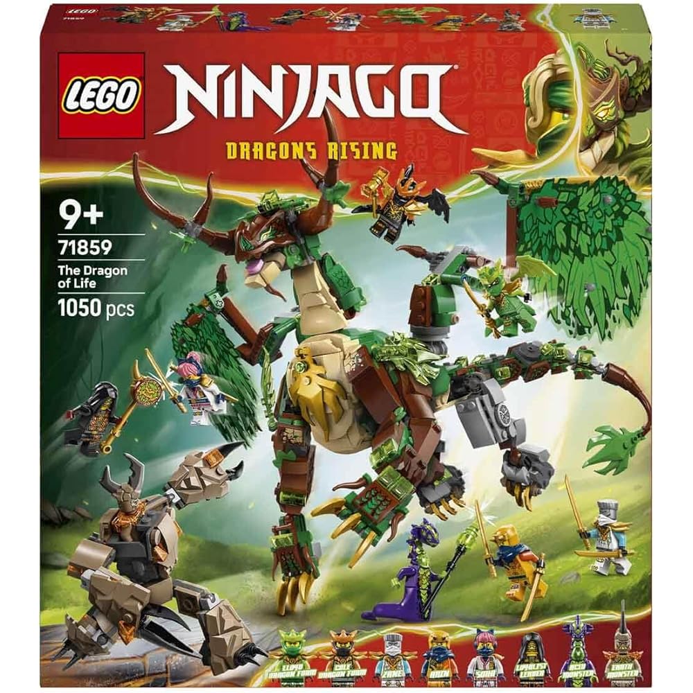 Конструктор LEGO Ninjago Жизненная Арка Дракон для Детей 9-11 лет, Креативный Набор, Идеальный Подарок для Мальчиков и Девочек