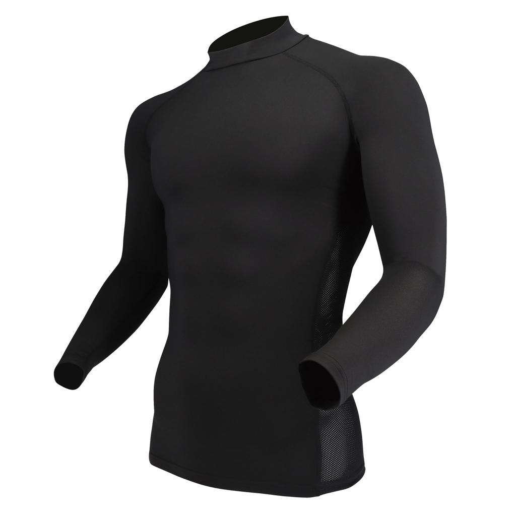 Otafuku Gloves Summer Long High Neck UV 3L of Men's Innerwear, Sleeve, [Cooling, Sweat-Wicking, Quick-Drying, Deodorizing, Compression, Protection]