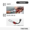 Victorinox Щипчики для ногтей Красные Щипчики для ногтей Острые Острые Швейцарские Сделано Нержавеющая сталь Компактные [] 8.2050.B1