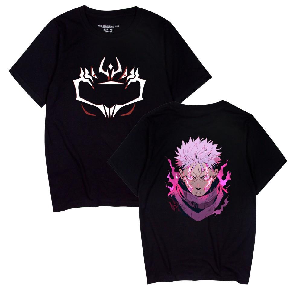 НОВЫЙ аниме-футболка Jujutsu Kaisen для мужчин, женщин, лета, детей, топы, футболки, одежда, уличная мода
