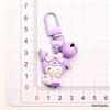Мультяшный брелок Sanrio Мелоди: Милый смоляной кулон-подвеска на машину в виде вечернего платья.
