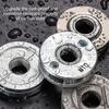 Легкоразборная верхняя пластина с гладким роликом и коррозионностойкой конструкцией, подходит для УШМ типа 100