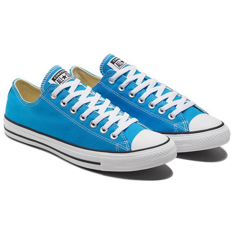 Converse Chuck Taylor All Star Удобные и универсальные низкие парусиновые унисекс синие