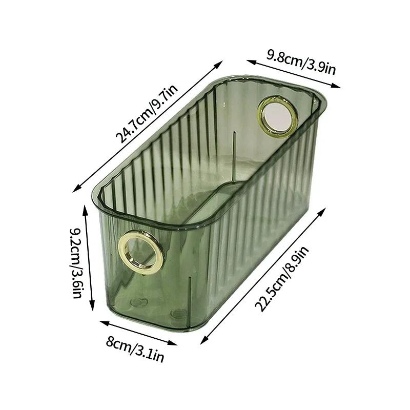 Роскошный настольный ящик для хранения косметики, акриловый ящик для хранения в ванной комнате, корзина для хранения мелочей, корзина для хранения косметики, органайзер, стеллаж
