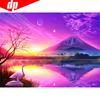 5D DIY Diamond Painting Landscape Diamond Mosaic Full Round Rhinestone Picture Diamond Embroidery