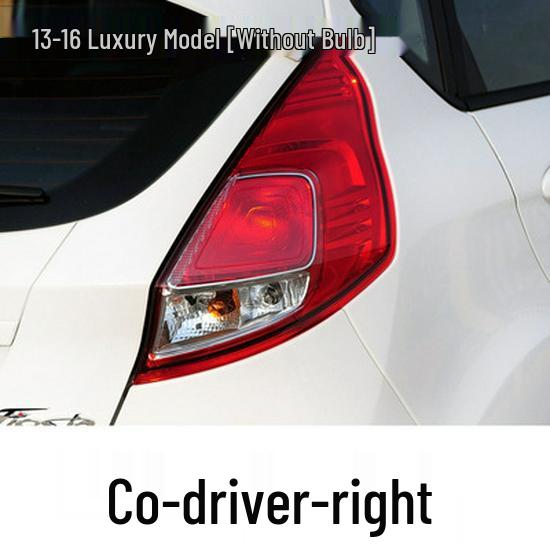 Compatible with Fiesta 2013-2015 Hatchback: Taillight & Brake Light Half Assembly.