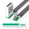 Плоский силиконовый мягкий кабель для зарядки Micro USB, DIY плата с разъемом с прямым изгибом, доступен в 1м/2м.