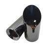 For BMW 3 Series 2018-2019 Car Exhaust Pipe Stainless Steel Sandblasted Muffler Tail Throat For 320Li 330Li