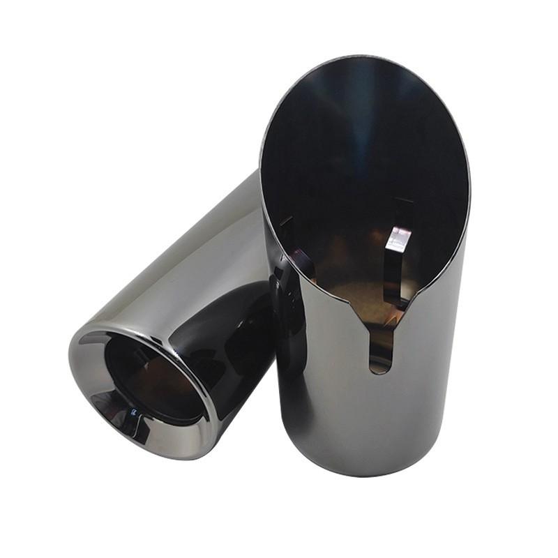 For BMW 3 Series 2018-2019 Car Exhaust Pipe Stainless Steel Sandblasted Muffler Tail Throat For 320Li 330Li