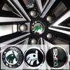CAPR9 Ступичная заглушка колеса автомобиля Наклейка на ступицу для Octavia A5 A7 Fabia Superb Kamiq Rapid Yeti Citigo Vision Kodiak Авто стайлинг