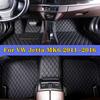 Car Foot Pads For VW Jetta MK6 2011-2016 Car Interior Accessories Protective Pad Custom Auto Floor Mats Automobile Carpet