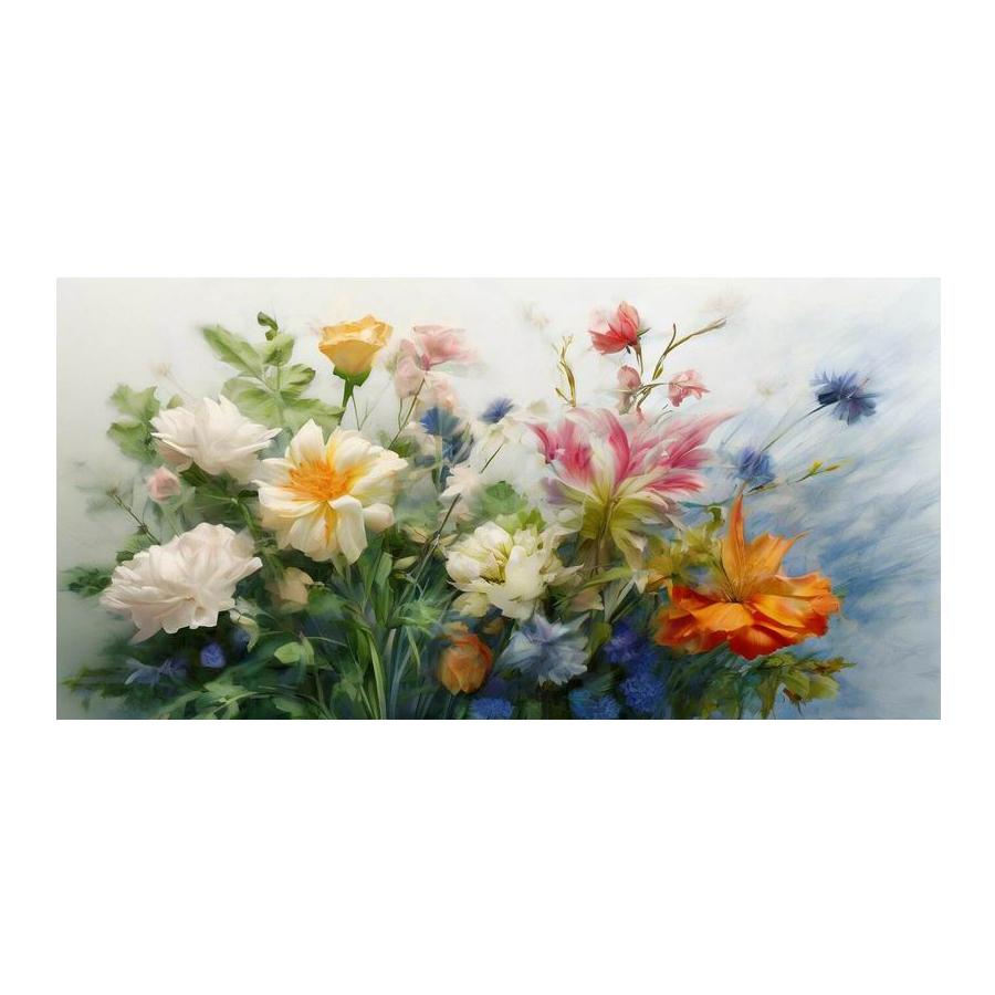 Diamond Mosaic Abstract Colorful Flowers Large Size Diy Diamonds Art Painting Full Drill Floral Jewelry Cross Stitch Kits Wall Decor