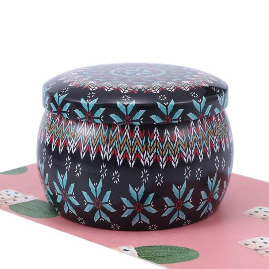 Красивая жесть, конфеты, печенье, подарочная банка для чая, коробка для хранения печенья, круглый контейнер